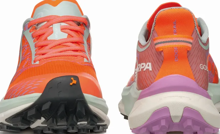 Scarpa Womens Golden Gate 2 ATR Running Shoe - Orange Fluo-Orchid Hot