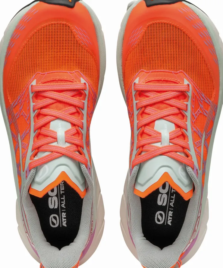 Scarpa Womens Golden Gate 2 ATR Running Shoe - Orange Fluo-Orchid Hot