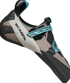 Scarpa Womens Veloce Climbing Shoes - Light Grey-Maldive Online