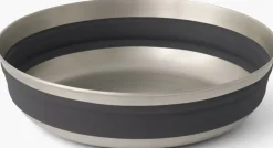 Sea To Summit Detour Stainless Steel Collapsible Bowl - L - Beluga New