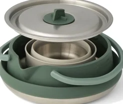 Sea To Summit Detour Stainless Steel Kettle Cook Set - 2P - 3 Piece Clearance