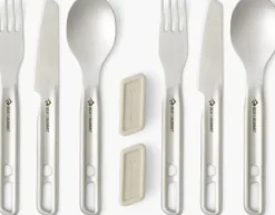 Sea To Summit Detour Stainless Steel Cutlery Set - 2P - 6 Piece New