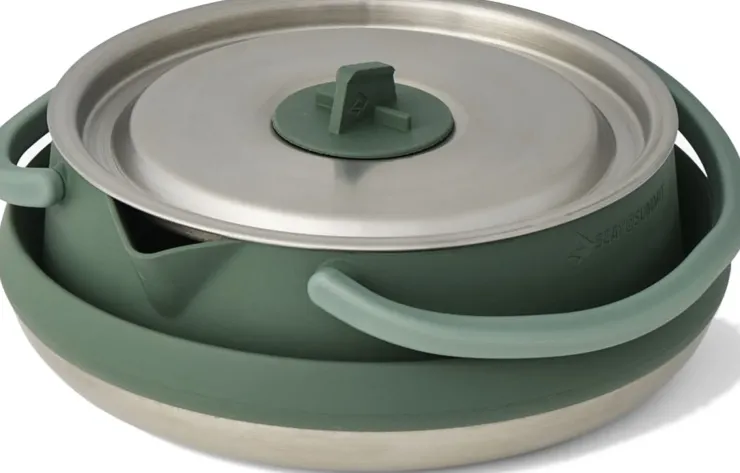 Sea To Summit Detour Stainless Steel Collapsible Kettle - 1.6L Clearance