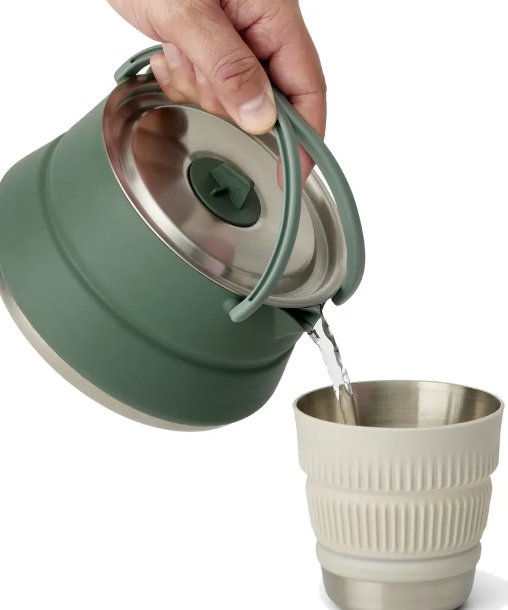 Sea To Summit Detour Stainless Steel Collapsible Kettle - 1.6L Clearance