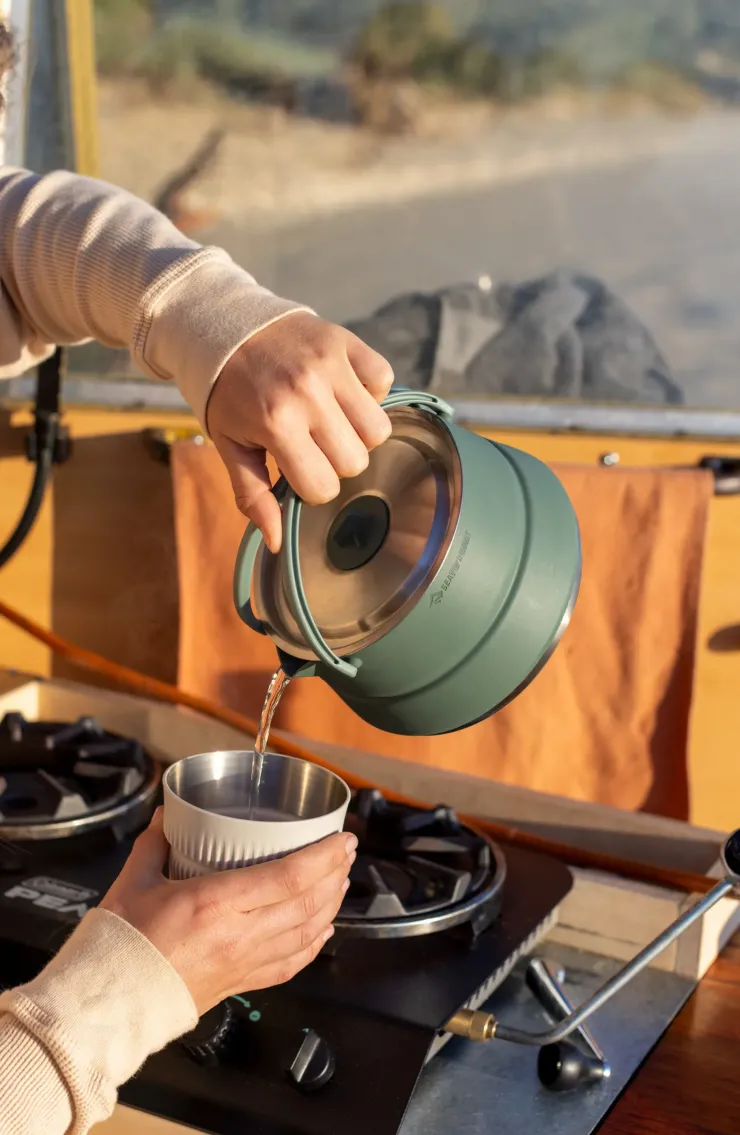 Sea To Summit Detour Stainless Steel Collapsible Kettle - 1.6L Clearance