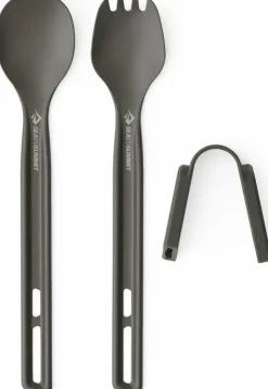 Sea To Summit Frontier UL Cutlery Set - 2 Piece Long Handle Spoon and Spork Online
