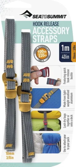 Sea To Summit Hook Release Accessory Straps - 10mm X 1m Sale