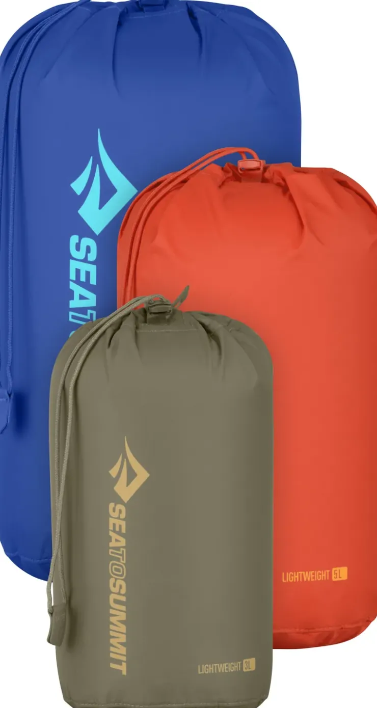 Sea To Summit Lightweight Stuff Sack Set - 3L 5L 8L New