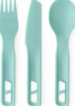 Sea To Summit Passage Cutlery Set - 3 Piece - Aqua Sea Sale