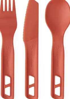 Sea To Summit Passage Cutlery Set - 3 Piece - Spicy Orange Sale