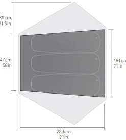 Sea To Summit Telos TR3 PLUS Tent Package - Green Fashion