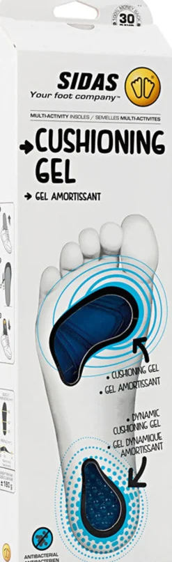 Sidas Cushioning Gel Insoles New