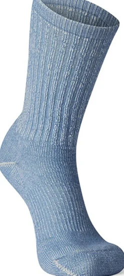 Smartwool Womens Classic Hike Light Cushion Crew Socks - Mist Blue Outlet