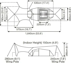 Snowpeak Snow Peak Entry Pack TT Tent and Tarp New