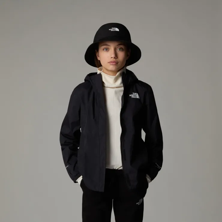 The North Face Girls Antora Rain Jacket - TNF Black Hot