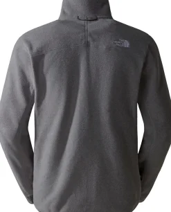 The North Face Mens 100 Glacier Full Zip - TNF Medium Grey Heather Clearance