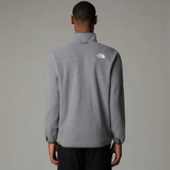 The North Face Mens 100 Glacier Full Zip - TNF Medium Grey Heather Clearance