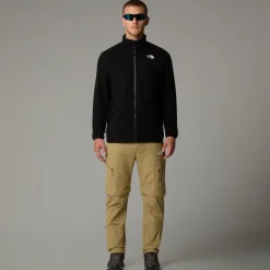 The North Face Mens 100 Glacier Full Zip - TNF Black-NPF Best