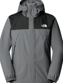The North Face Mens Antora Jacket - Smoked Pearl-TNF Black-NPF Discount