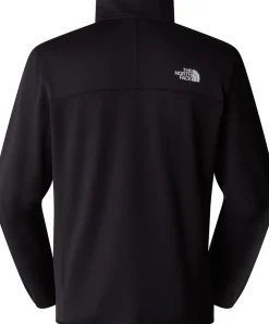 The North Face Mens Crest 1/4 Zip Fleece - TNF Black Fashion