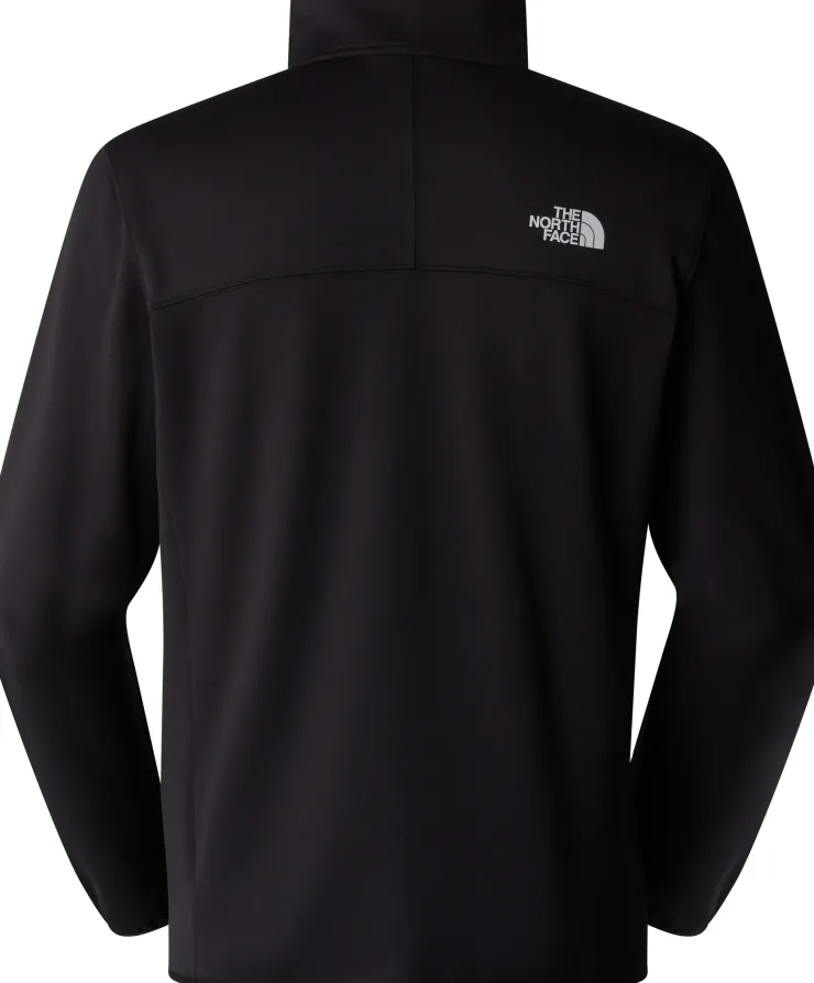 The North Face Mens Crest 1/4 Zip Fleece - TNF Black Fashion