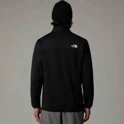 The North Face Mens Crest 1/4 Zip Fleece - TNF Black Fashion