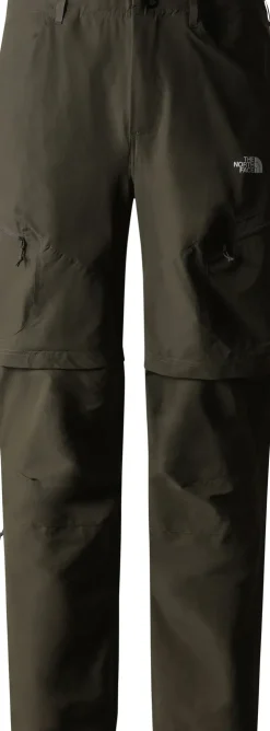 The North Face Mens Exploration Convertible Pant - Tapered - New Taupe Green-NPF Discount