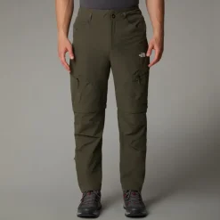 The North Face Mens Exploration Convertible Pant - Tapered - New Taupe Green-NPF Discount
