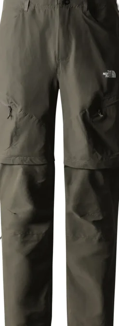 The North Face Mens Exploration Convertible Pant - Regular Tapered - New Taupe Green Discount