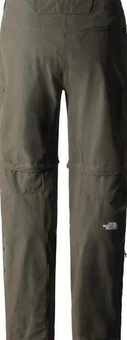 The North Face Mens Exploration Convertible Pant - Regular Tapered - New Taupe Green Discount