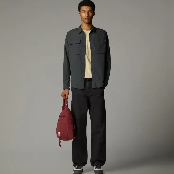 The North Face Mens Long Sleeved Sequoia Shirt - Asphalt Grey-NPF Outlet