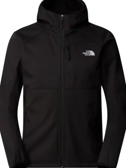 The North Face Mens Quest Hooded Softshell - TNF Black-NPF Hot