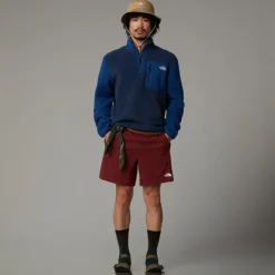 The North Face Mens Yumiori 1/4 Zip Fleece - Summit Navy-Estate Blue Sale