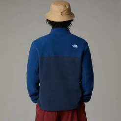 The North Face Mens Yumiori 1/4 Zip Fleece - Summit Navy-Estate Blue Sale