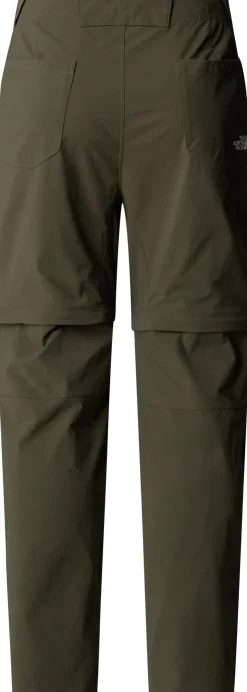 The North Face Womens Exploration Convertible Regular Straight Trousers - New Taupe Green Sale