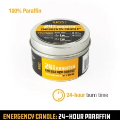 UCO Emergency Candle Lantern Paraffin - 24 Hour Fashion