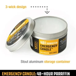 UCO Emergency Candle Lantern Paraffin - 48 Hour Hot