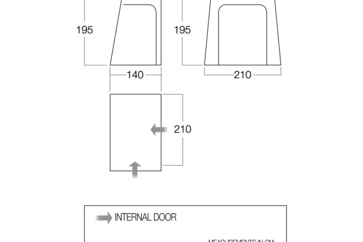 Vango DriveAway Awning Bedroom BR001 New