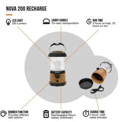 Vango Nova 200 Recharge USB Lantern Online