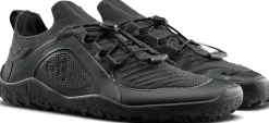 Vivobarefoot Mens Primus Trail Knit FG Shoes - Obsidian-Obsidian Fashion