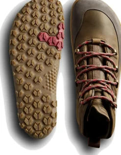 Vivobarefoot Womens Tracker Leather AT Boots - Bracken Clearance