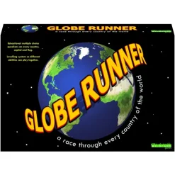 Wildcard Games Globe Runner Board Game Hot