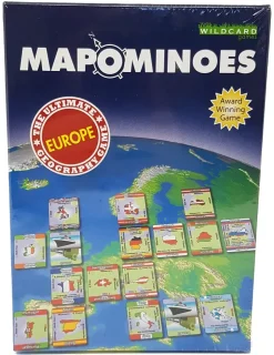 Wildcard Games Mapominoes - The Ultimate Geography Game - Europe Outlet