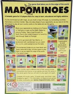 Wildcard Games Mapominoes - The Ultimate Geography Game - Europe Outlet