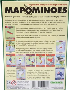 Wildcard Games Mapominoes - The Ultimate Geography Game - Asia Discount