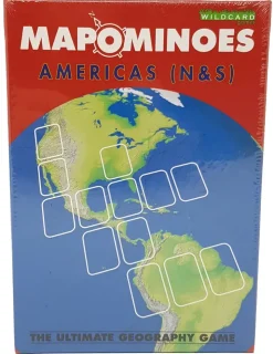 Wildcard Games Mapominoes - The Ultimate Geography Game - Americas New