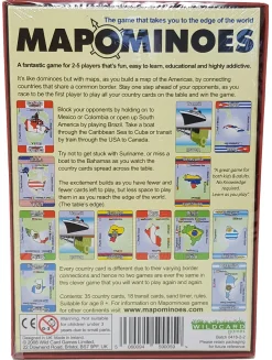 Wildcard Games Mapominoes - The Ultimate Geography Game - Americas New