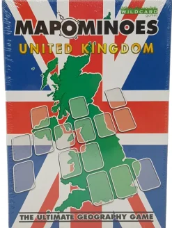 Wildcard Games Mapominoes - The Ultimate Geography Game - UK Discount