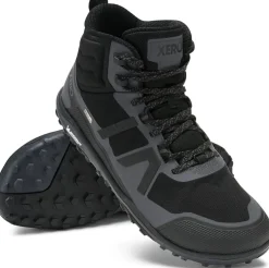 Xero Shoes Mens Scrambler Mid II WP Boot - Black-Asphalt Discount