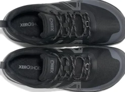 Xero Shoes Mens Scrambler Trail Low WP Shoe - Black-Asphalt New